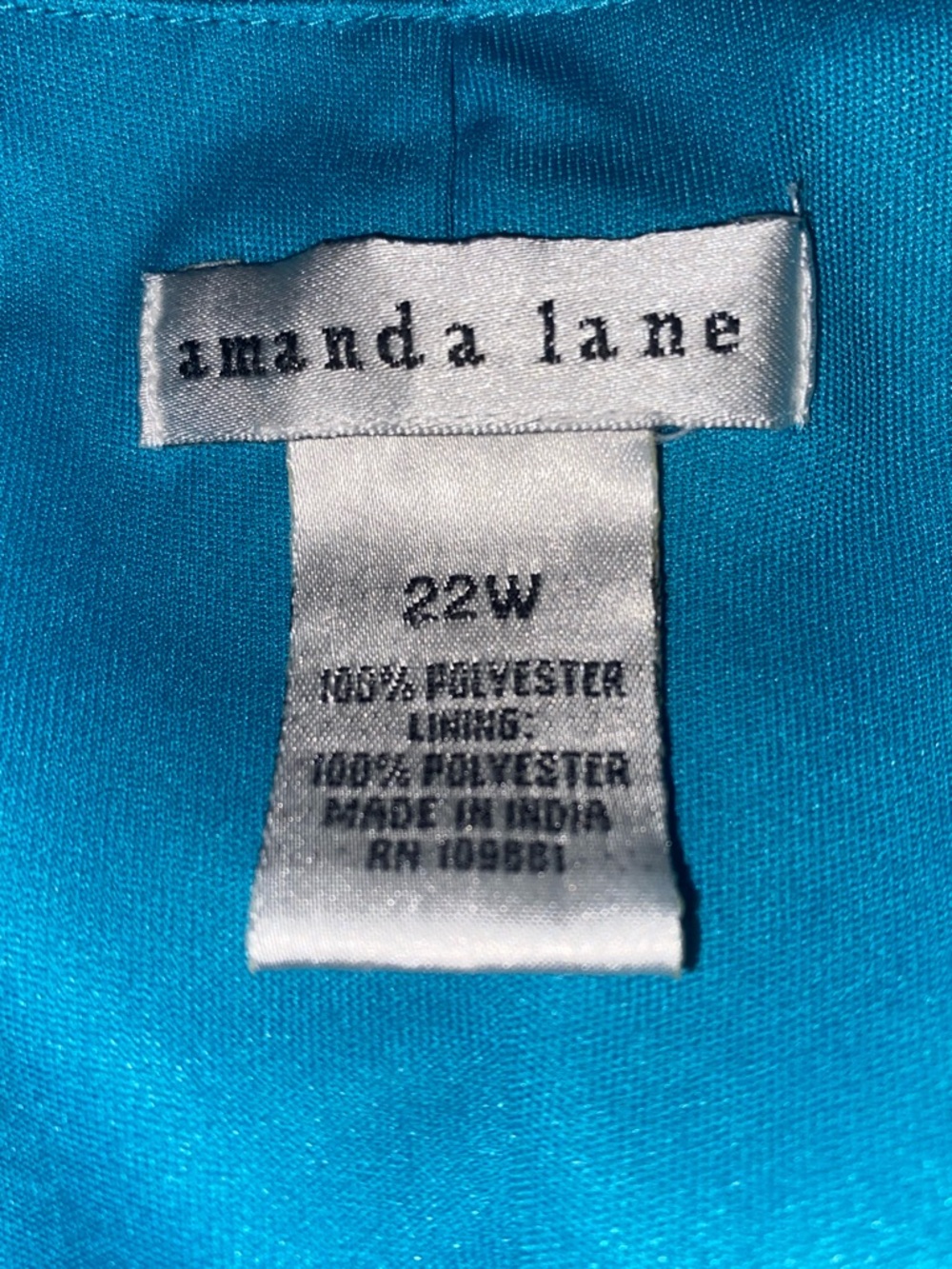 Amanda Lane Teal Multi-Color Floral Ruffle Maxi Dress - Picture 6 of 9
